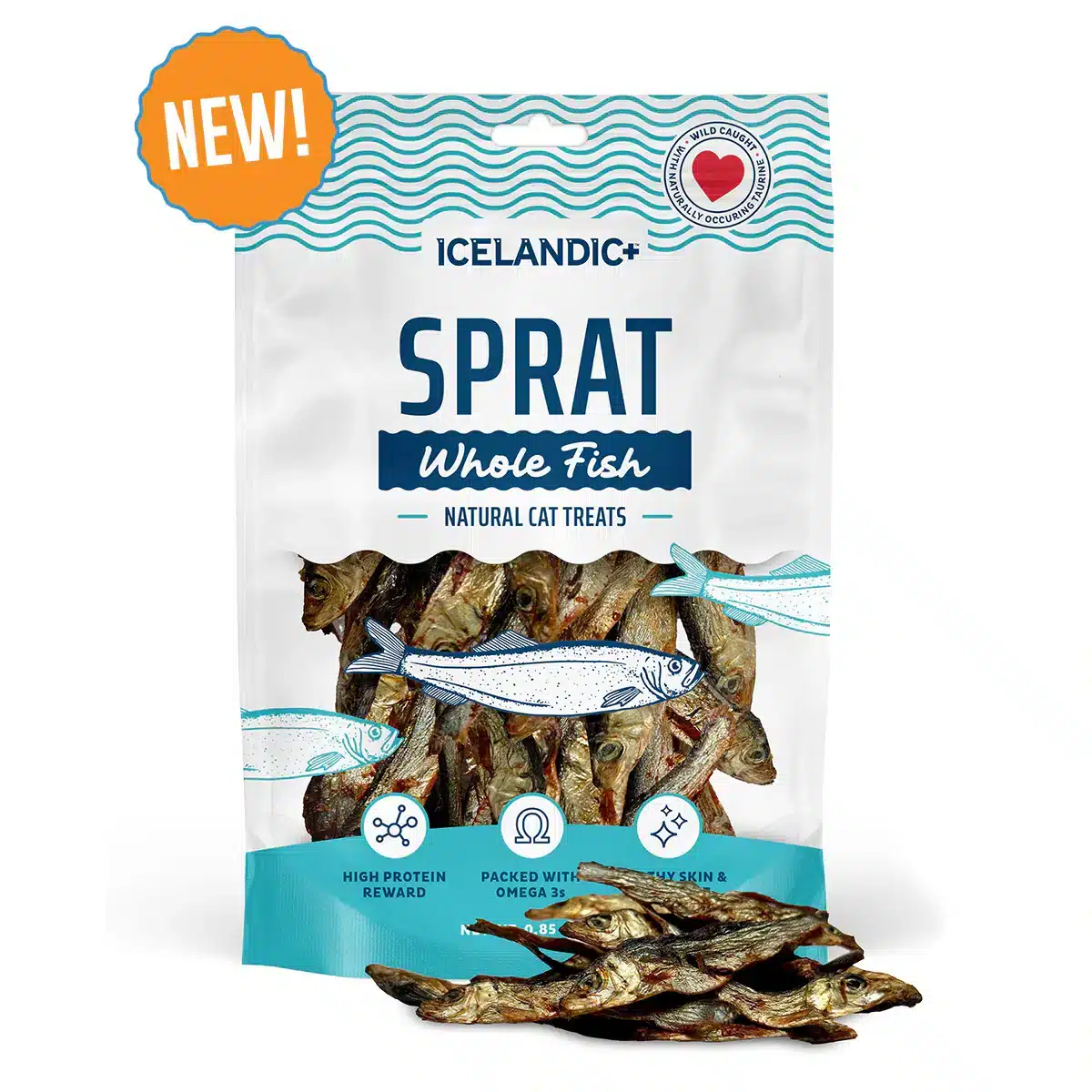 Icelandic Sprats Cat Treat 24g