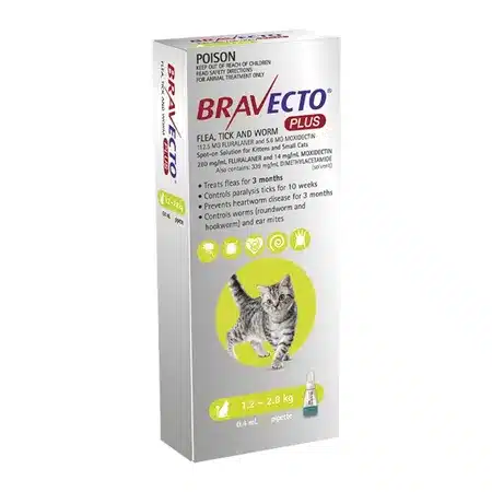 BRAVECTO PLUS GREEN SML 1 X PIP