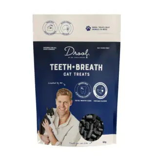 DROOL BY DR CHRIS BROWN TEETH AND BREATH CAT 60G