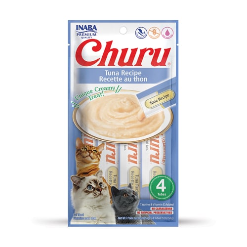 Inaba Churu Puree Cat Treats - Tuna Puree