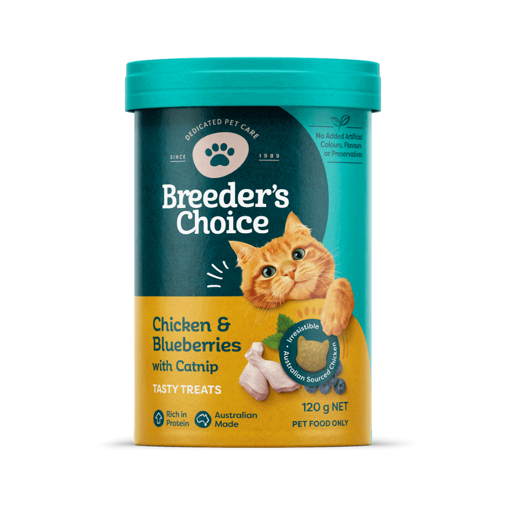 Breeder's Choice CAT TREATS CHICK BLUE 120G