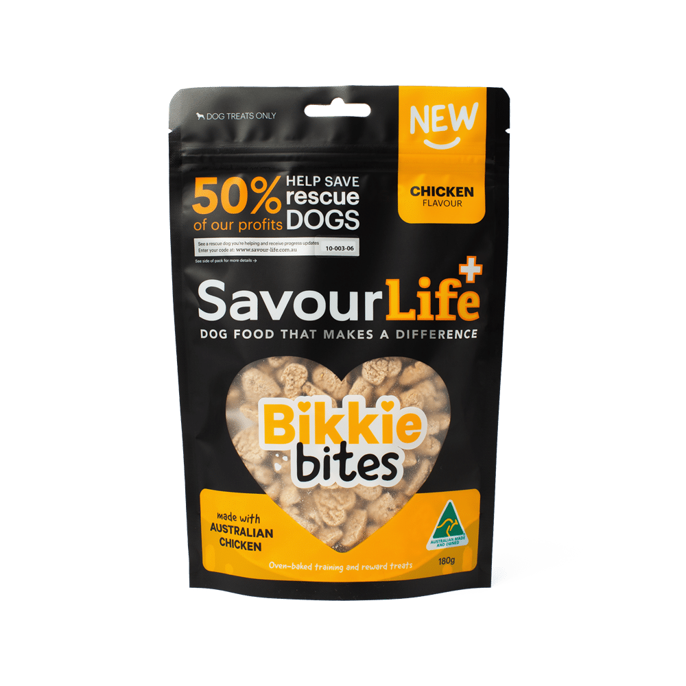 SavourLife Chicken Bikkie Bites Natural Treat For Dogs 180g
