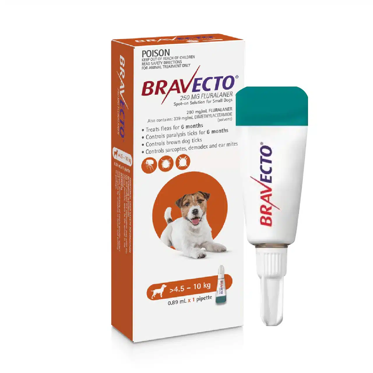 SPOT-ON DOG ORANGE BRAVECTO