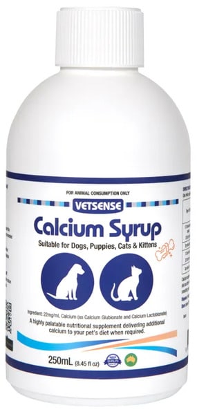 VETSENSE CALCIUM SYRUP 250ML