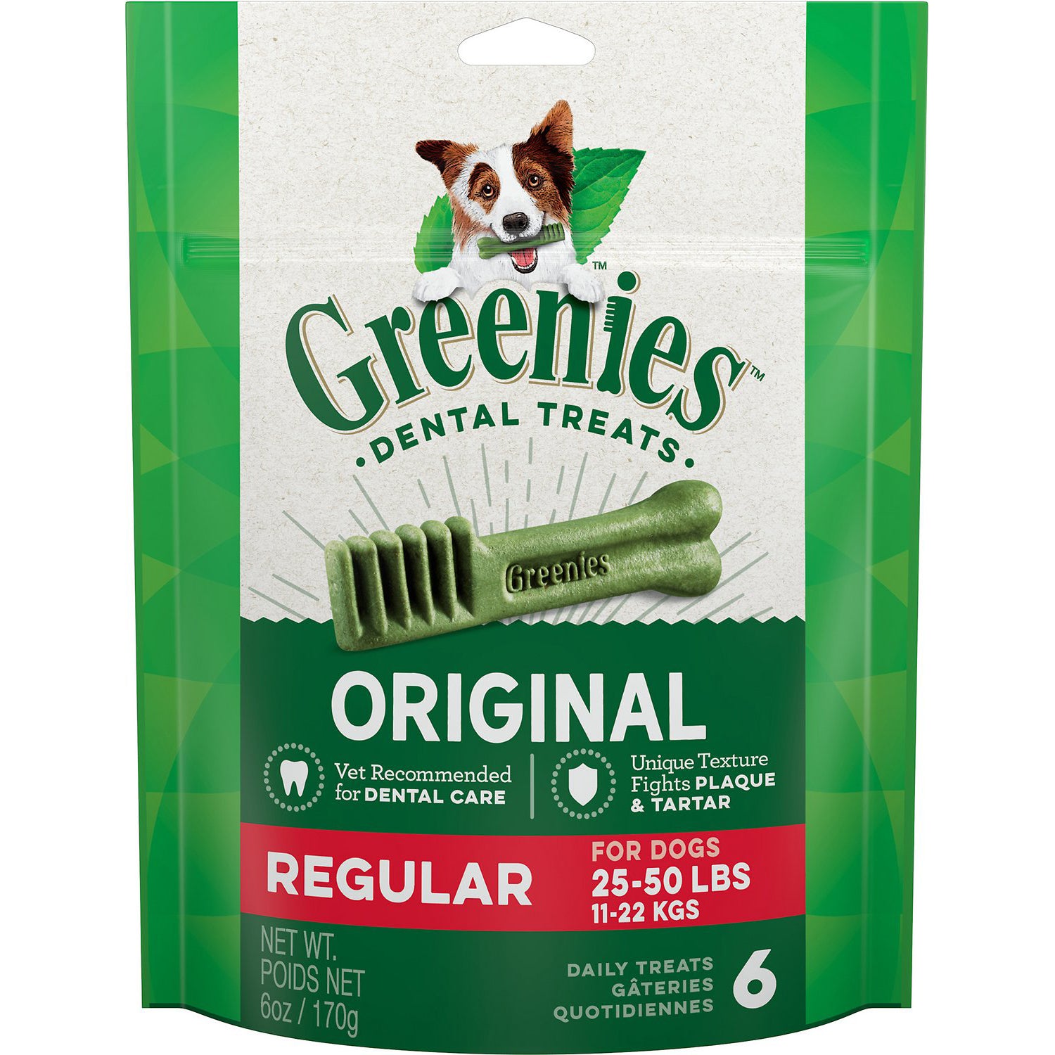 Greenies Dog Original Treat Regular 170g