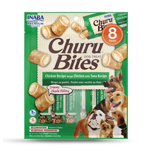 Inaba Churu Bites Dog Treats Chicken Recipe with Tuna