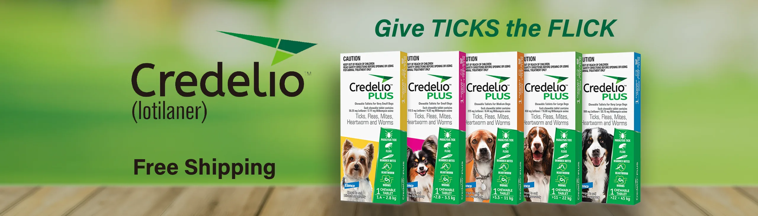 Credelio Plus for dogs — ticks, fleas, mites, heartworm and worms