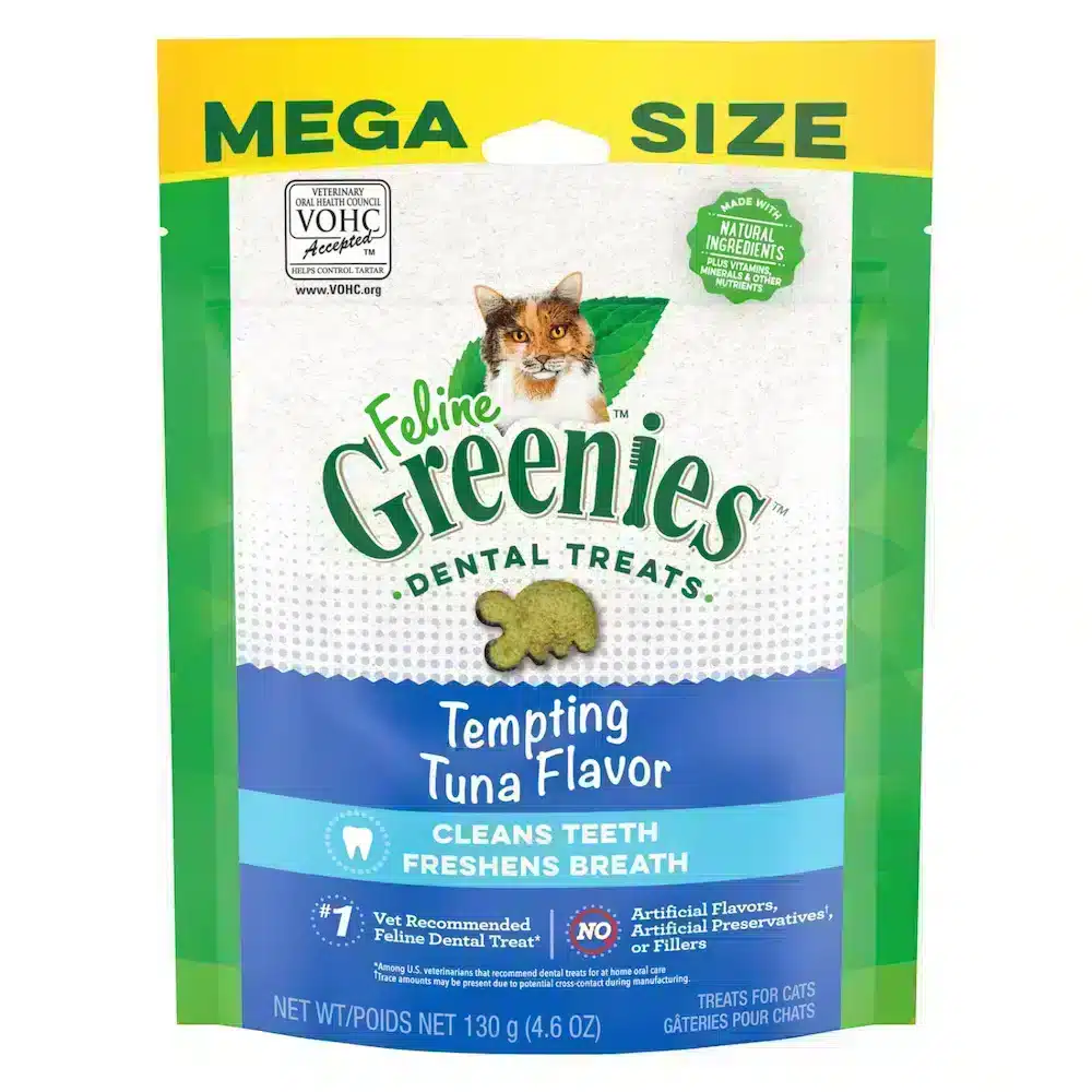 Greenies Feline Tempting Tuna Cat Dental Treats - 130g