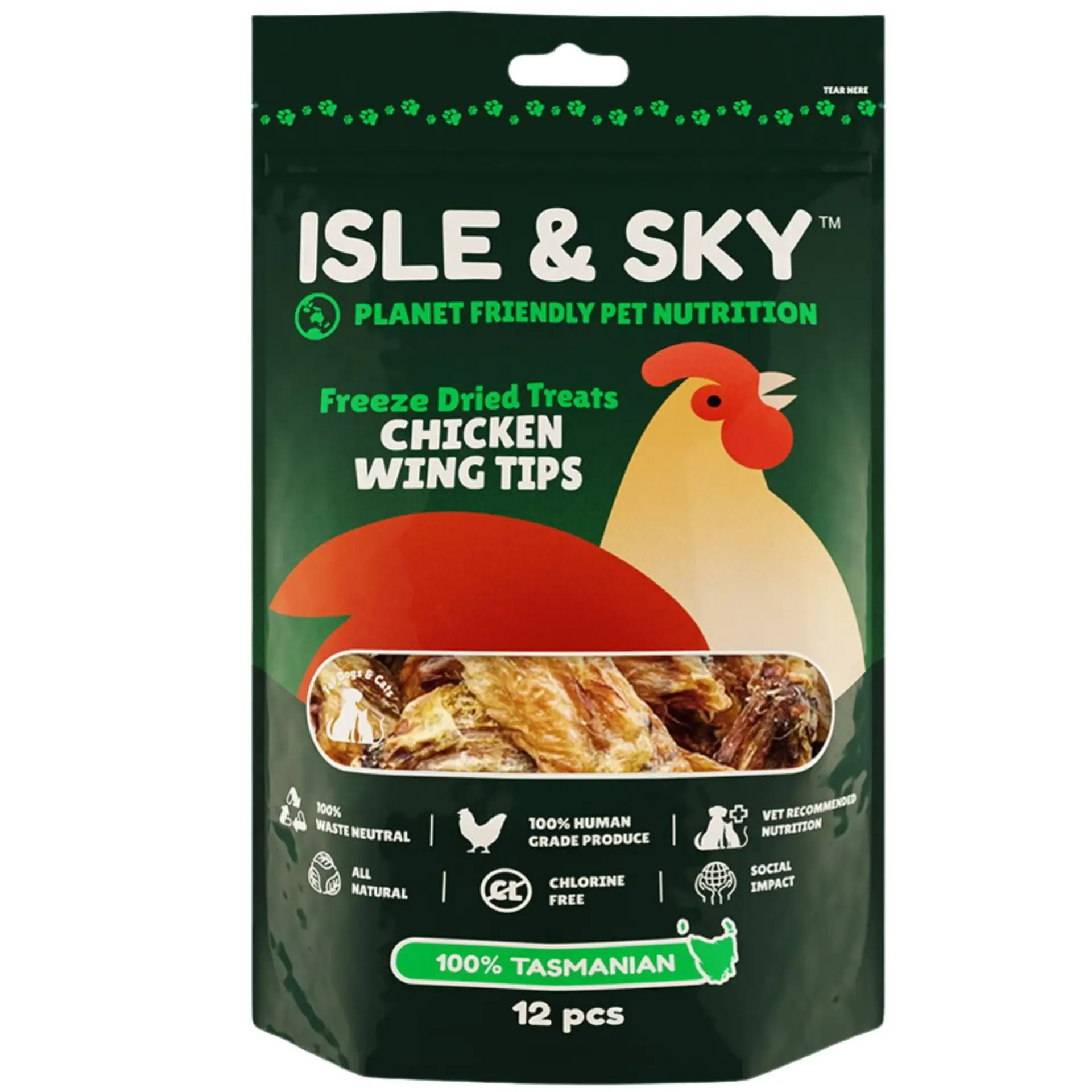 Isle & Sky Chicken Wing Tips Small - 12 pcs