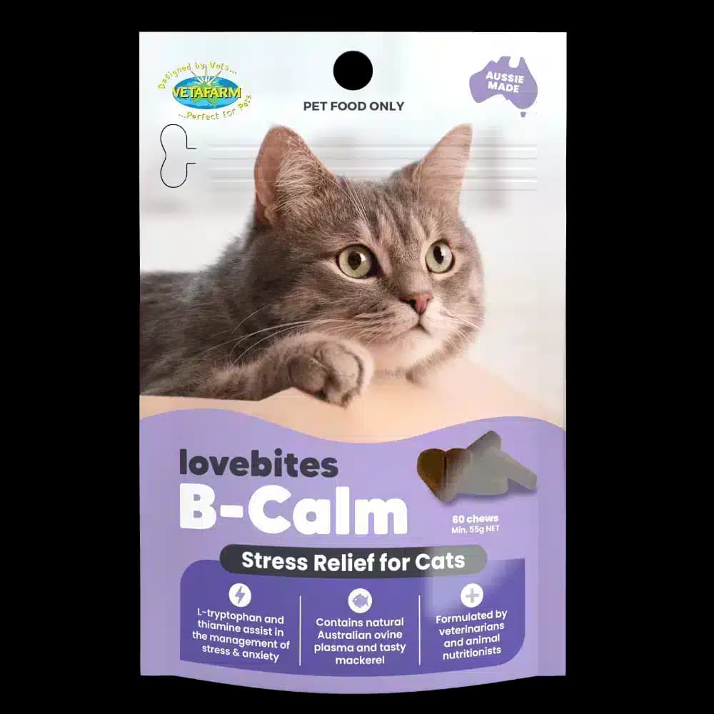 Vetafarm Lovebites B-Calm for Cats 60'S
