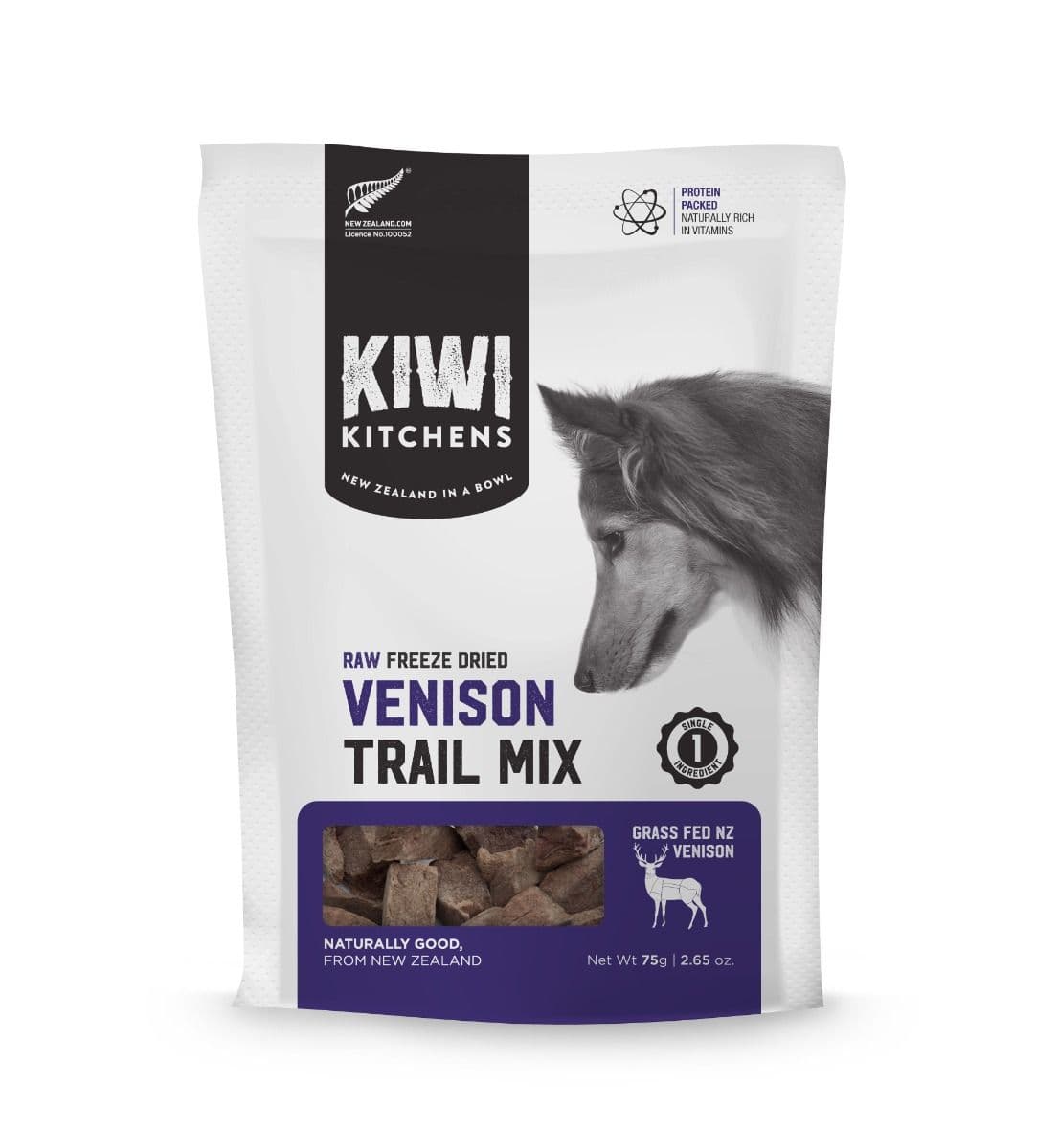 Kiwi Kitchens Freeze Dried Venison Trail Mix Treats - 150g