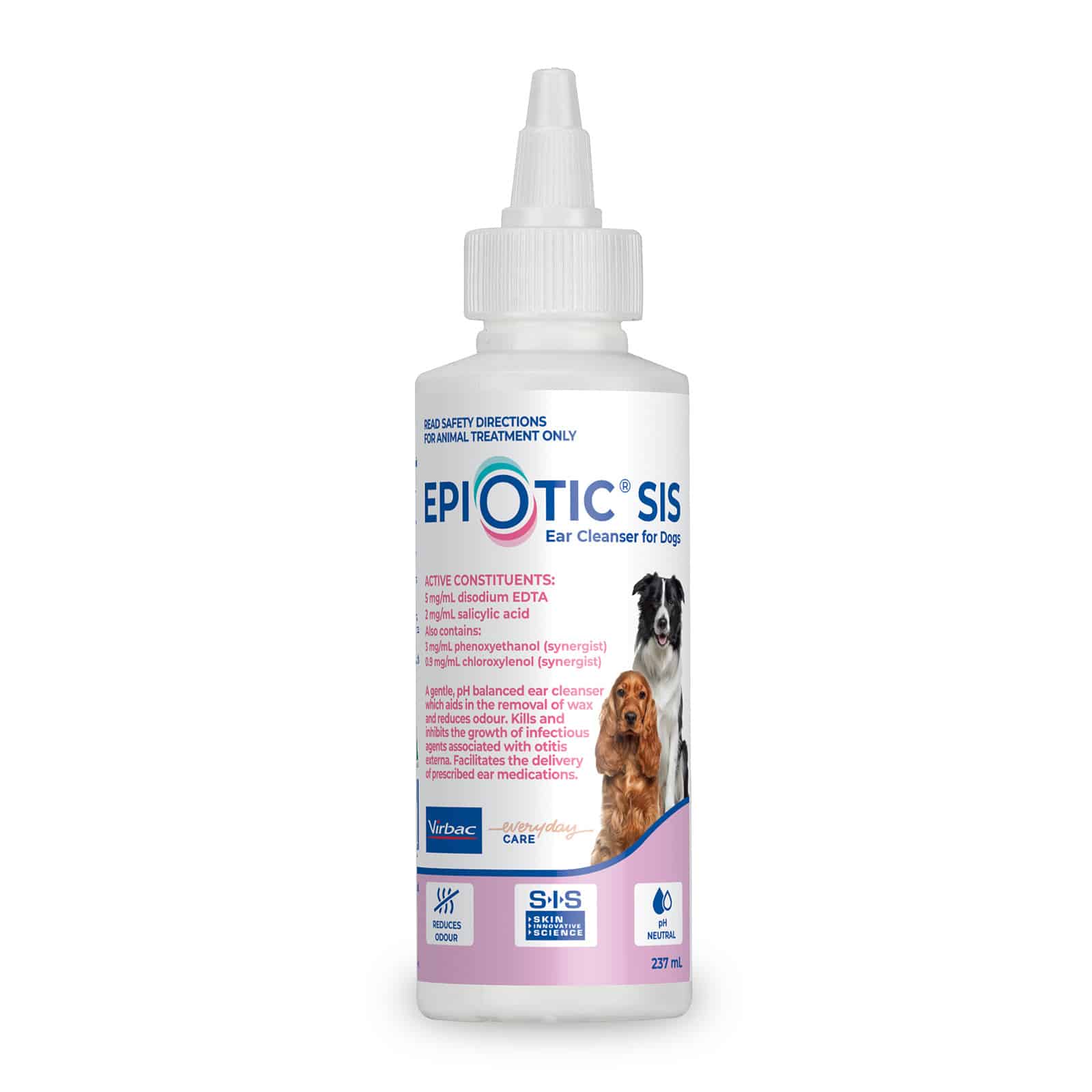 Virbac Epiotic Ear Cleanser For Dogs - 237ml