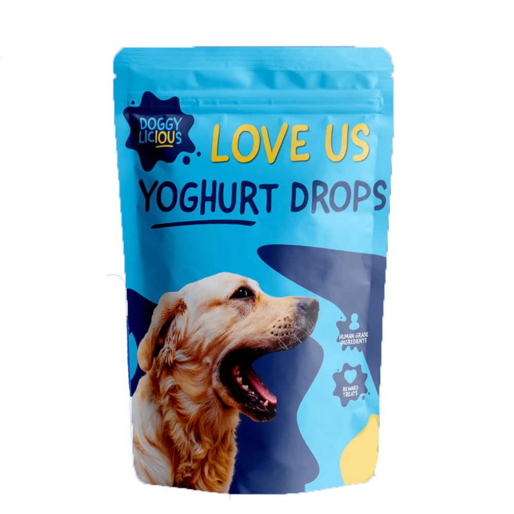 Doggylicious Yoghurt Drops Training Treats - 250g