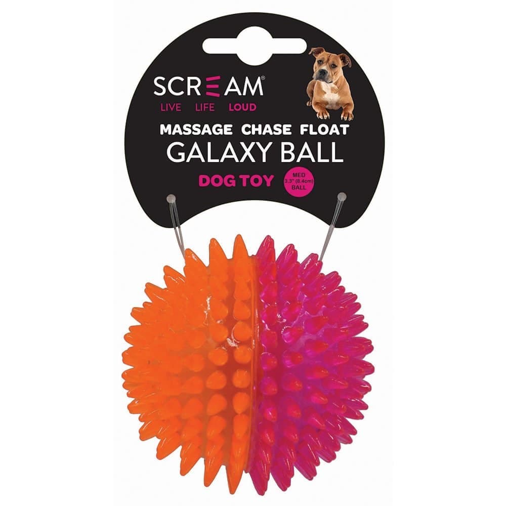Scream Galaxy Ball Loud Pink/ Orange - Medium 8.4cm