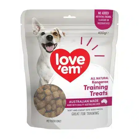 Love Em Kangeroo Training Treats - 200g