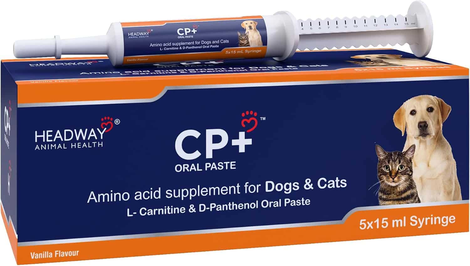 CP+ Amino Acid Oral Paste for Dogs and Cats - 5x15ml