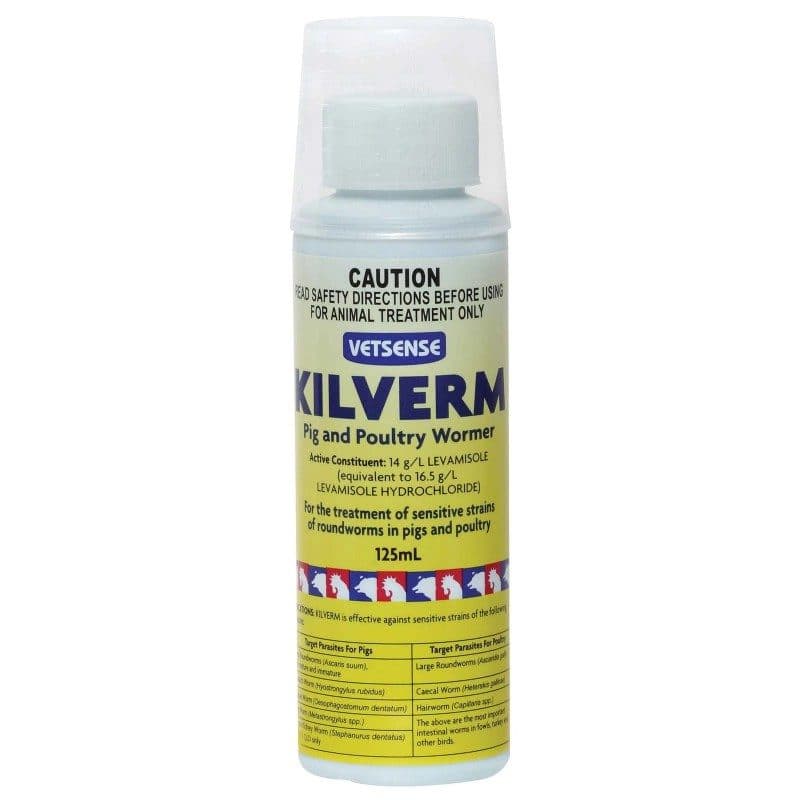Vetsense Kilverm Poultry Wormer - 125ml