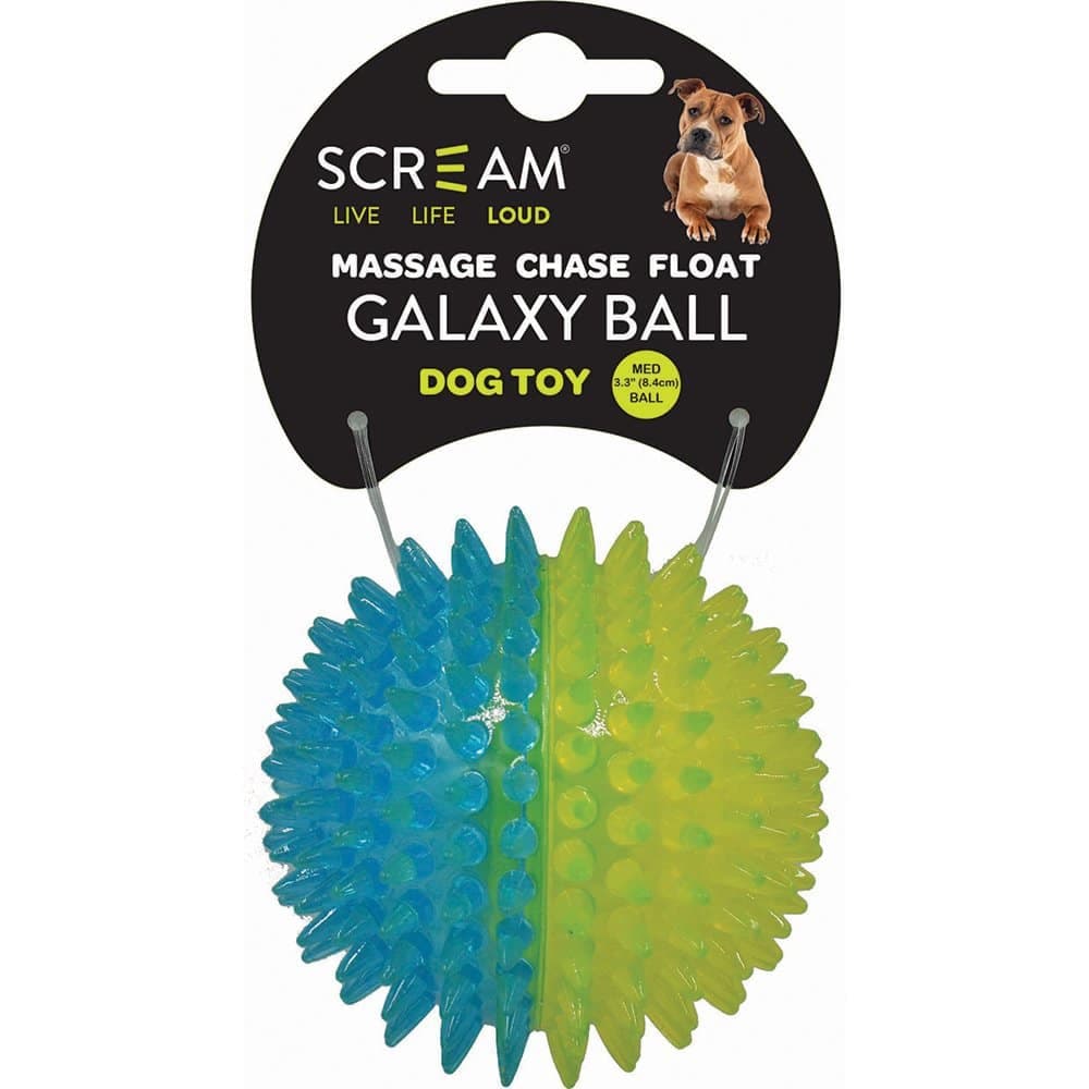 Scream Galaxy Ball Loud Green/ Blue - Medium 8.4cm