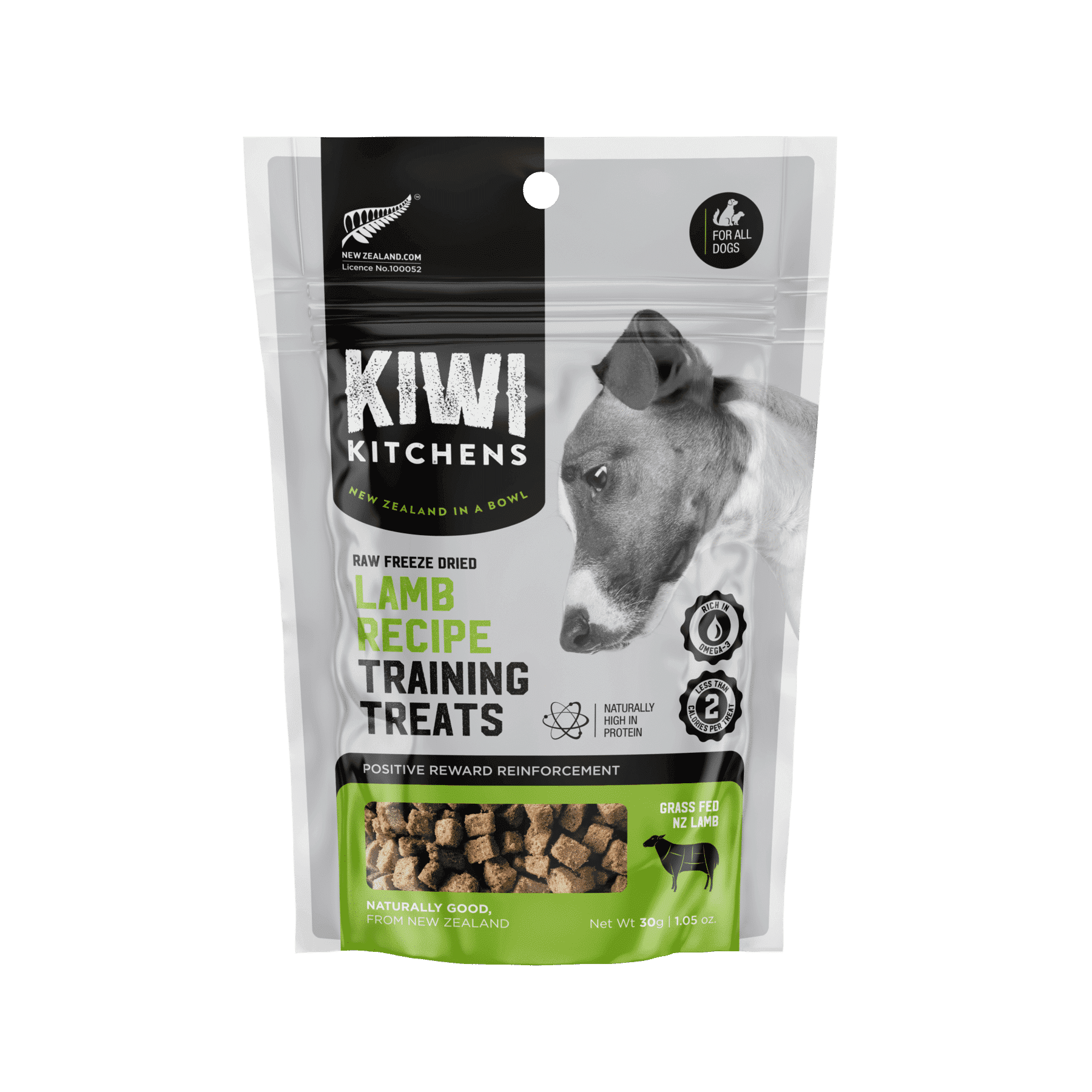 Kiwi Kitchens Freeze Dried Lamb Dog Training Treats - 30g