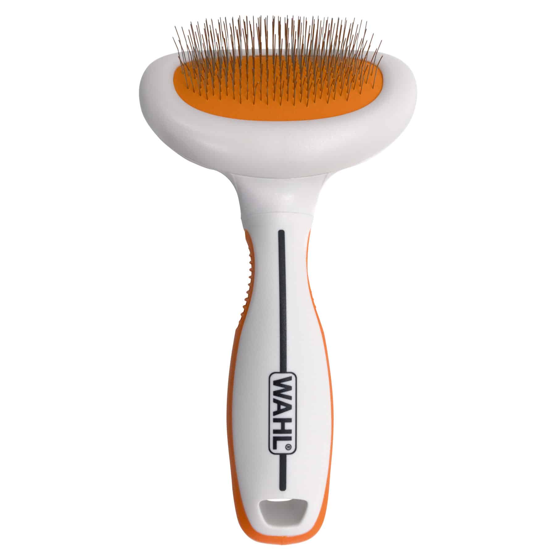 Wahl Orange and White Slicker Brush - Small