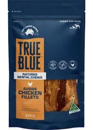 True Blue Aussie Chicken Fillets Dog Treats 4 pack