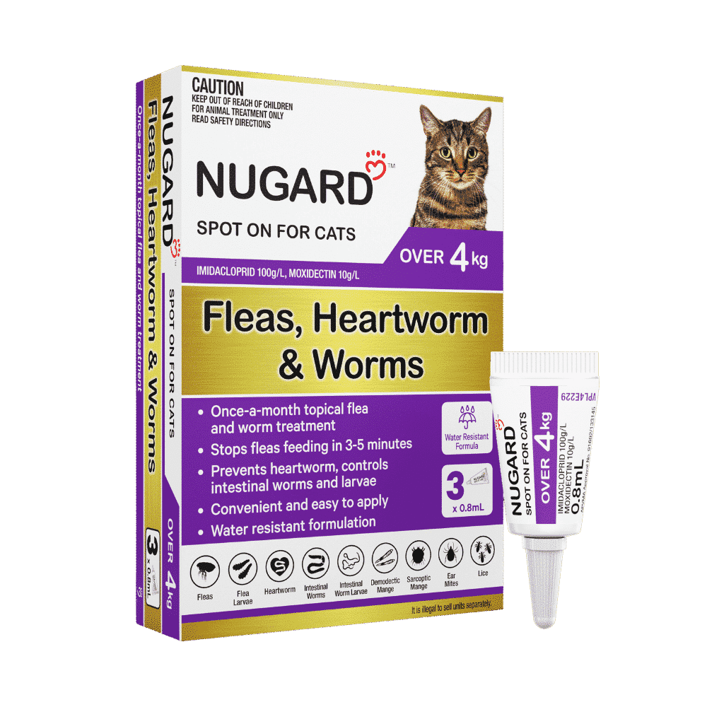 Nugard For Large Cats Over 4kg (Purple) 3 Pack