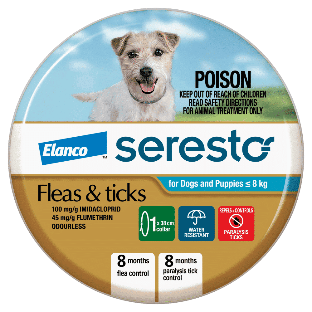 Seresto Flea & Tick Collar for Dogs Under 8kg