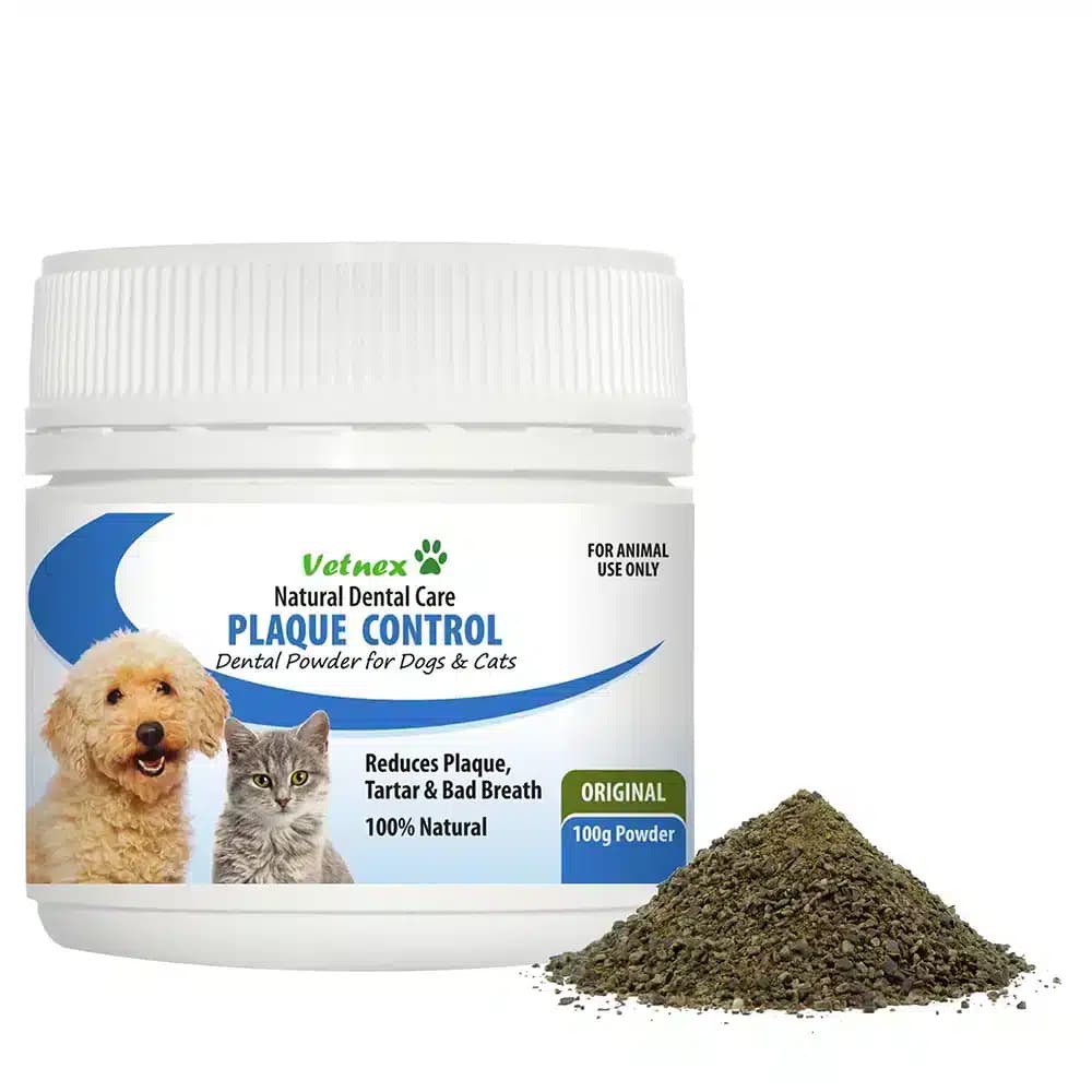 Vetnex Original Plaque Control Dental Powder For Dogs and Cats 100g