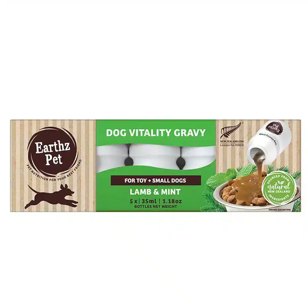 Earthz Pet Dog Food Vitality Gravy Lamb & Mint For Toy and Small Dogs - 5 Pack & 25 Pack 5 Pack