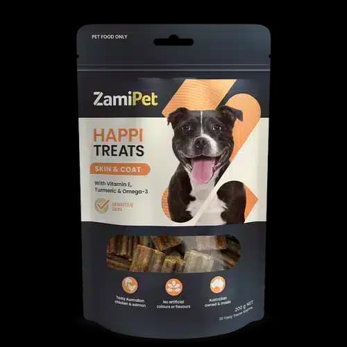 Zamipet Happi treats Skin & Coat For Dogs - 200g 30 Chews