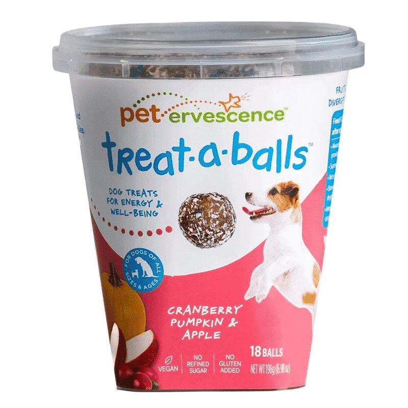 Petervescence Treat-A-Balls Cranberry Pumpkin & Apple - 198g