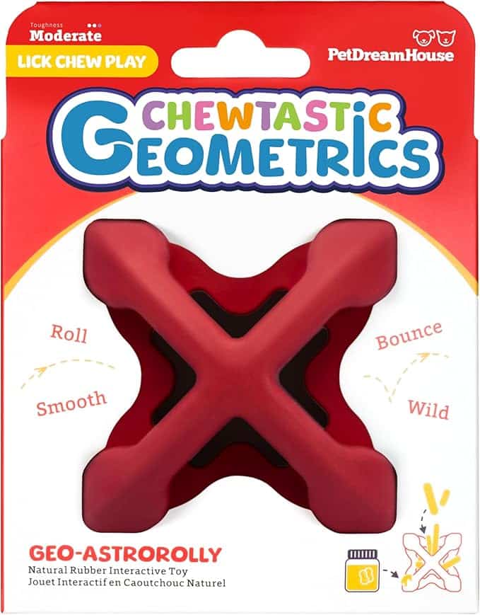 Pet Dreamhouse Chewtastic Geo Interactive Geo - Astrorolly Red