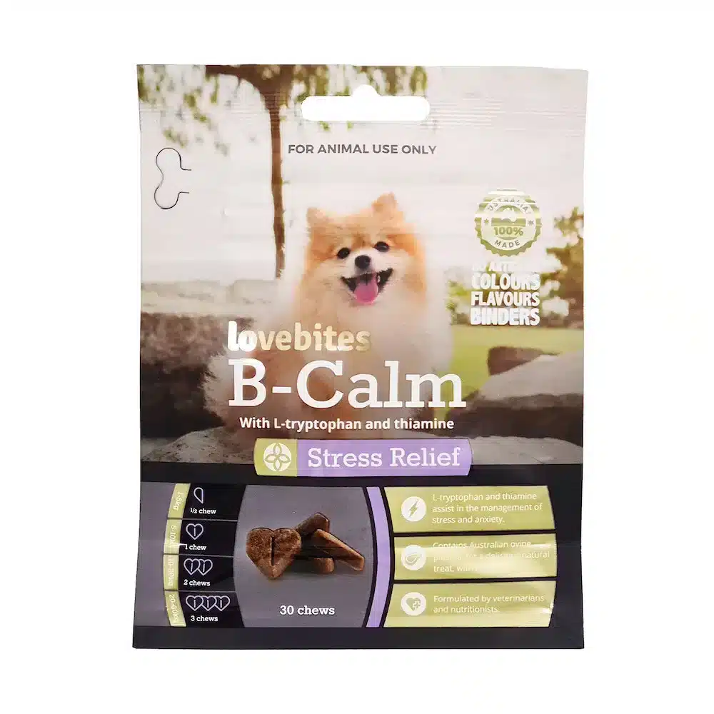 Vetafarm Lovebites B-Calm Chews For Dogs - 30 Chews & 60 Chews 30 Chews