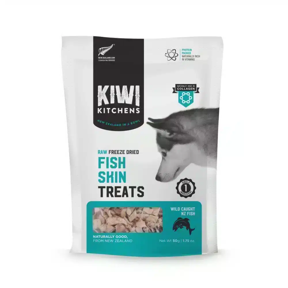 Kiwi Kitchens Freeze Dried Fish Skin Dog Treat - 50g And 110g 50g