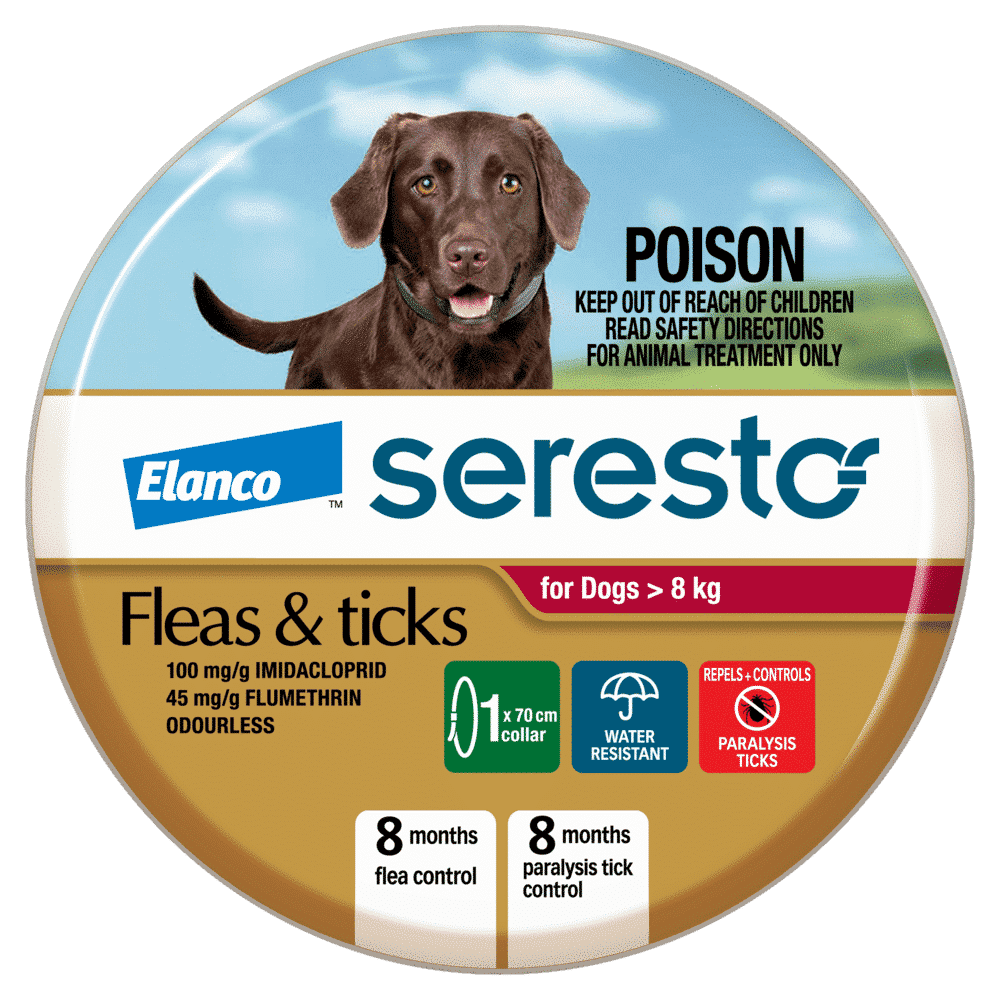 Seresto Flea & Tick Collar for Dogs Over 8kg