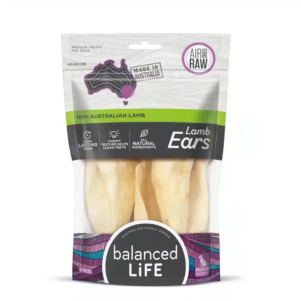 Balanced Life Lamb Ears Dog Treats - 3pc And 16pc 3pc