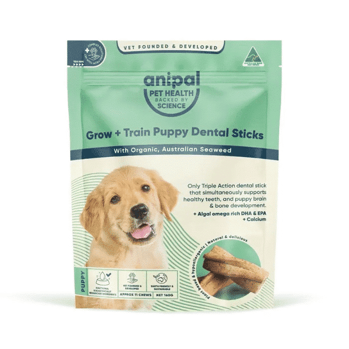 Anipal Grow+Train Puppy Dental Sticks - 160g