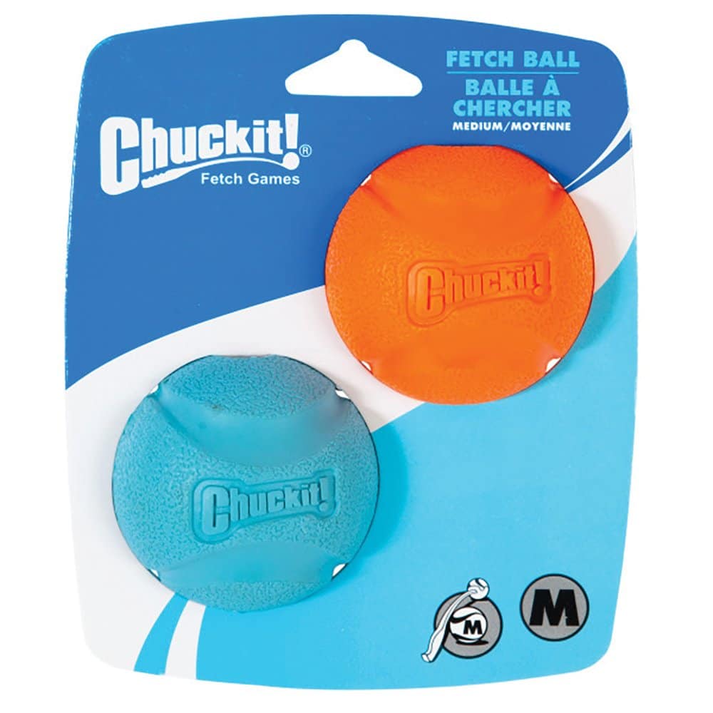 Chuckit! Fetch Ball Medium 6cm - 2pk