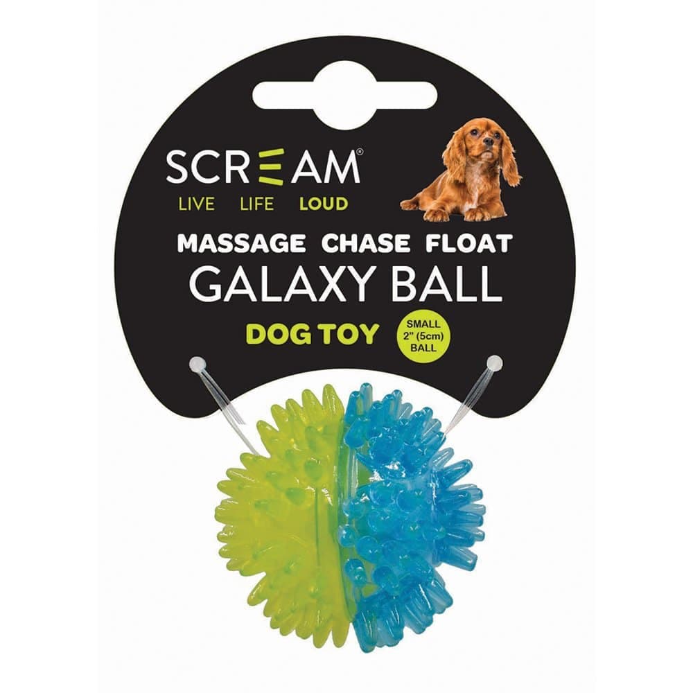 Scream Galaxy Ball Loud Green/ Blue - Small 5cm
