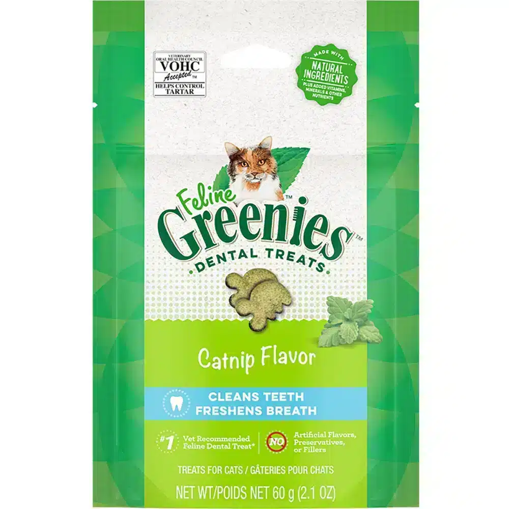 Greenies Feline Catnip Cat Dental Treats - 60g