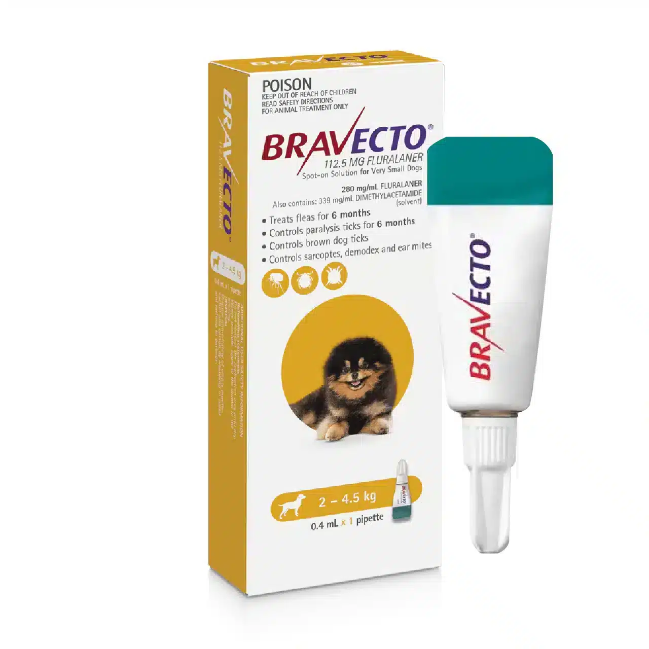 Spot-On Dog Yellow Bravecto