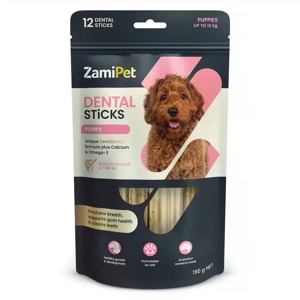 ZamiPet Dental Sticks For Puppies - 12 Pack