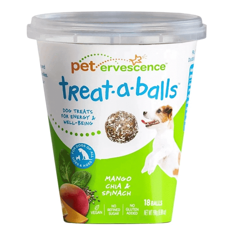 Petervescence Treat-A-Balls Mango Chia & Spinach - 198g