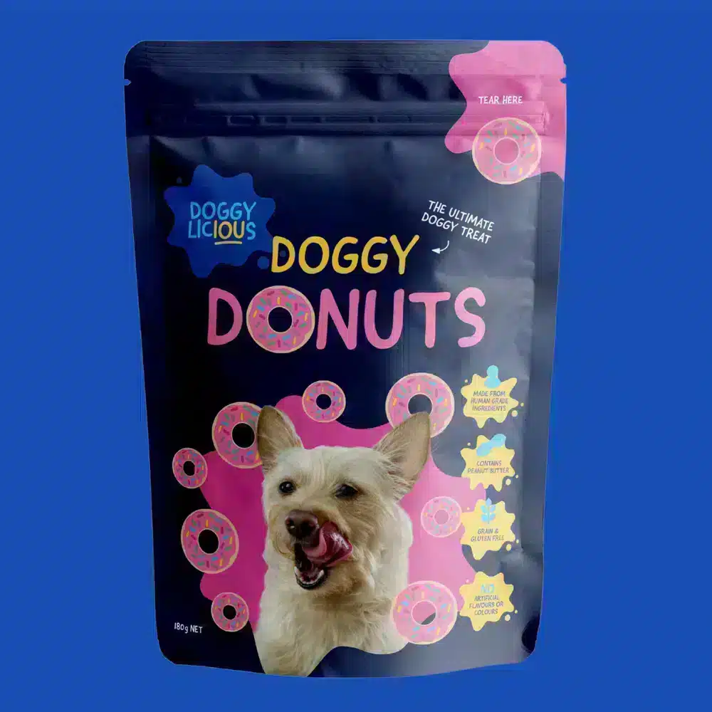 Doggylicious Doggy Donut Treats - 180g