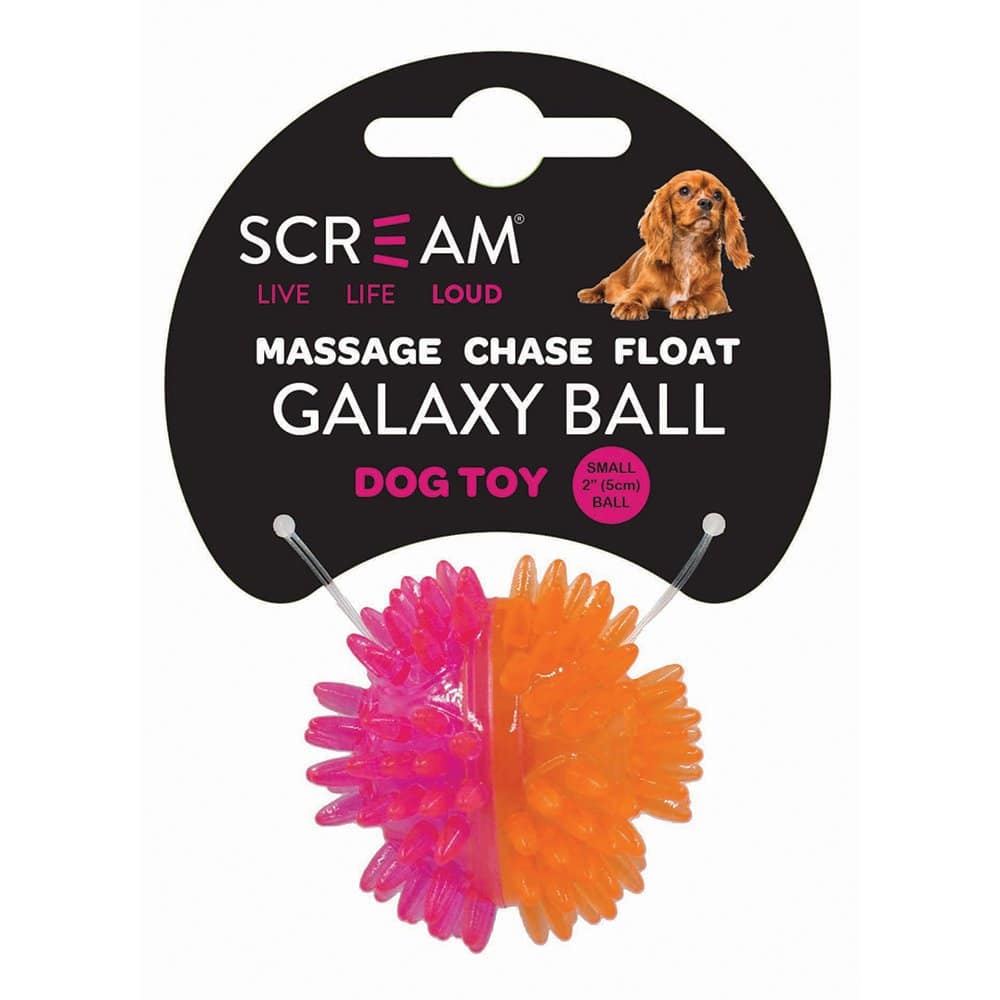 Scream Galaxy Ball Loud Pink/ Orange - Small 5cm
