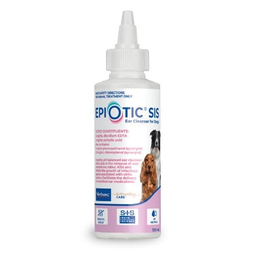 Virbac Epiotic Ear Cleanser For Dogs - 120ml