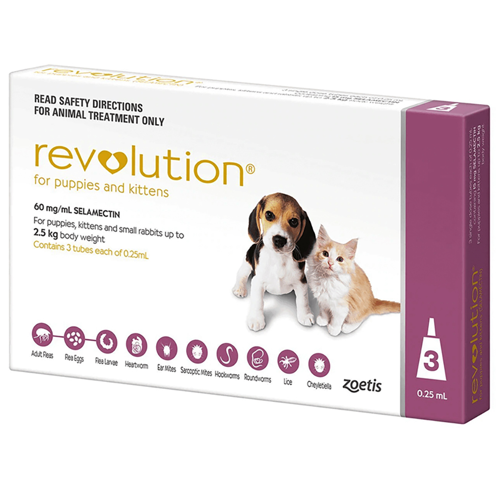 Revolution for Puppies and Kittens Pink Up to 2.5kg