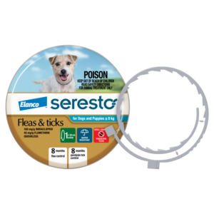 Seresto™ Flea & Tick Collar for Dogs And Puppies Up To 8kg - 1 Pack