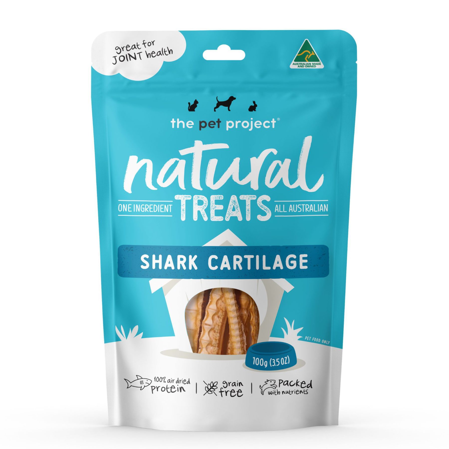 The Pet Project Shark Cartilage Dog Treats - 100g