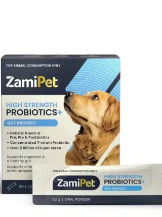 ZamiPet High Strength Probiotics+ Gut Protect - 1.2g x 30